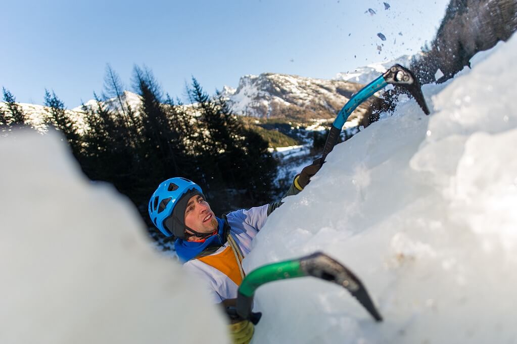 Eisklettern im Eispark Osttirol -  Bild: Bergführer Kals